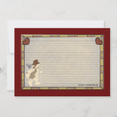 Weihnachtskarten Einladung (Vorderseite)