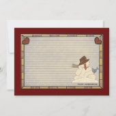 Weihnachtskarten Einladung (Vorderseite)