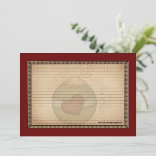 Weihnachtskarten Einladung (Stehend Vorderseite)