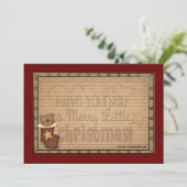 Weihnachtskarten Einladung (Stehend Vorderseite)