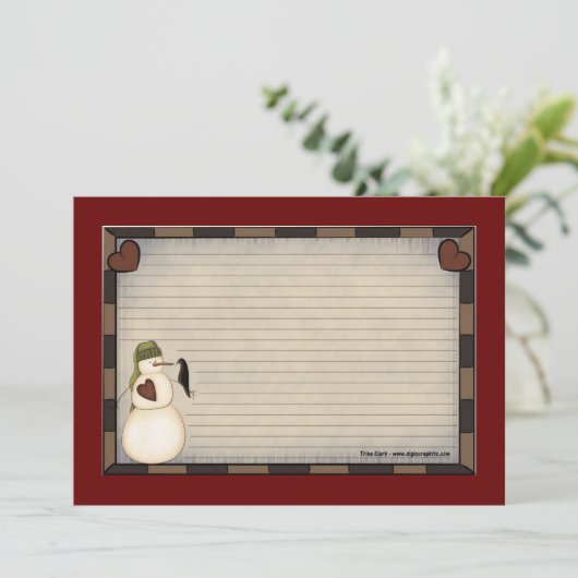 Weihnachtskarten Einladung (Stehend Vorderseite)