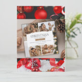 Weihnachtskarten Einladung (Stehend Vorderseite)