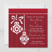 Weihnachtskarten Einladung (Vorderseite)