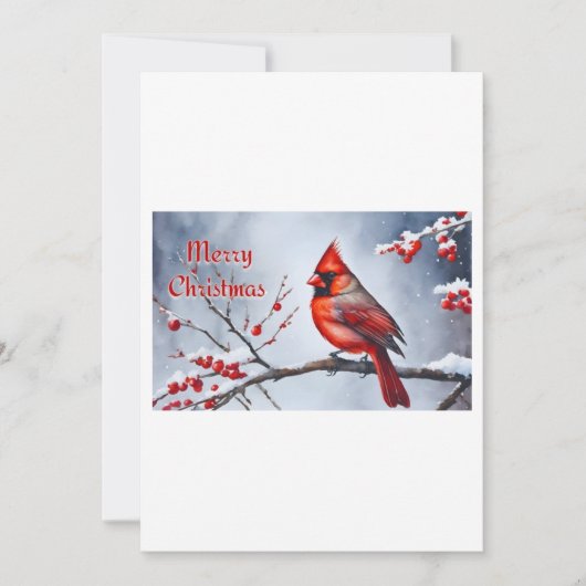 Weihnachtskarten Einladung (Vorderseite)