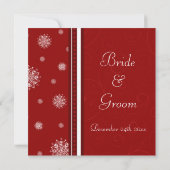 Weihnachtskarten Einladung (Rückseite)