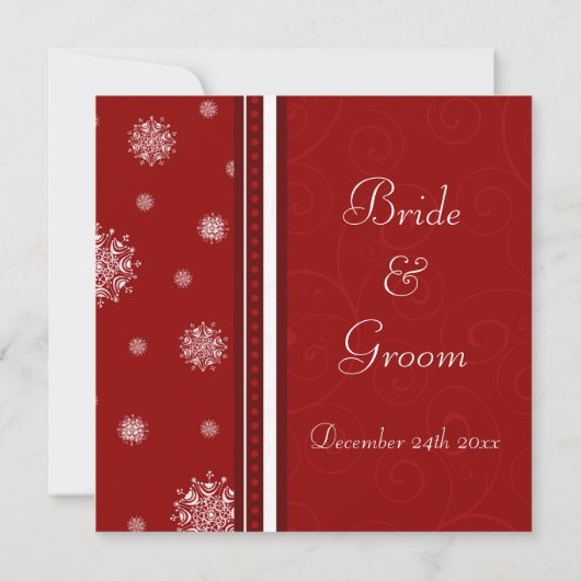 Weihnachtskarten Einladung (Rückseite)