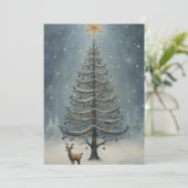 Weihnachtskarten - Einzigartige Weihnachtskarten Feiertagskarte (Stehend Vorderseite)