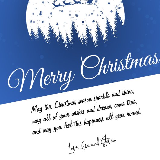 Weihnachtskarten elegant feiertagskarte