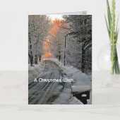 Weihnachtskarten erneuern feiertagskarte (Vorderseite)