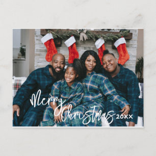 Weihnachtskarten, Familienkarte für Fotos Feiertagspostkarte