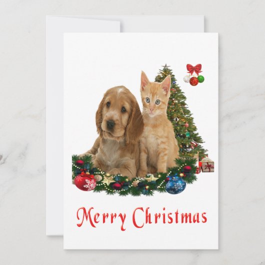 Weihnachtskarten Feiertagskarte (Vorderseite)
