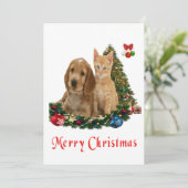 Weihnachtskarten Feiertagskarte (Stehend Vorderseite)