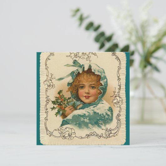 Weihnachtskarten Feiertagskarte (Stehend Vorderseite)