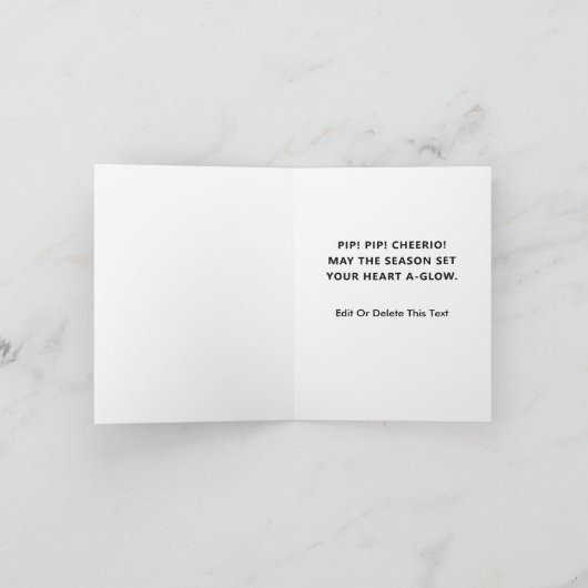 Weihnachtskarten Feiertagskarte (Innenseite)