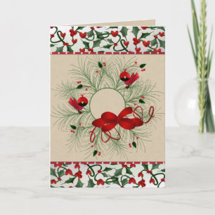Weihnachtskarten Feiertagskarte