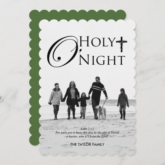 Weihnachtskarten Feiertagskarte (Vorne/Hinten)