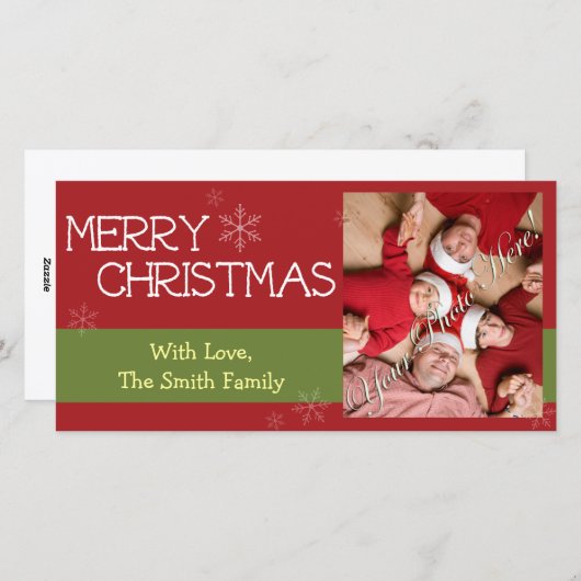 Weihnachtskarten Feiertagskarte (Vorne/Hinten)