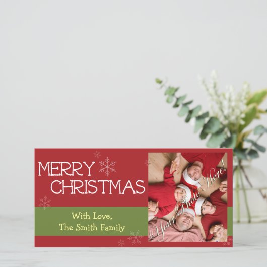 Weihnachtskarten Feiertagskarte (Stehend Vorderseite)