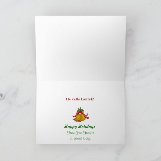 Weihnachtskarten Feiertagskarte (Innenseite)