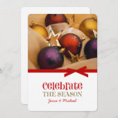 Weihnachtskarten Feiertagskarte (Vorne/Hinten)