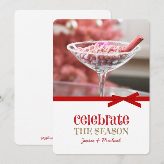 Weihnachtskarten Feiertagskarte (Vorne/Hinten)