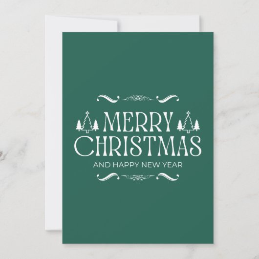 Weihnachtskarten Feiertagskarte (Vorderseite)