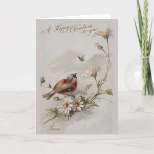 Weihnachtskarten Feiertagskarte (Vorderseite)