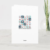 Weihnachtskarten Feiertagskarte (Rückseite)