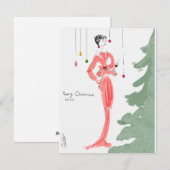 Weihnachtskarten Feiertagskarte (Vorne/Hinten)