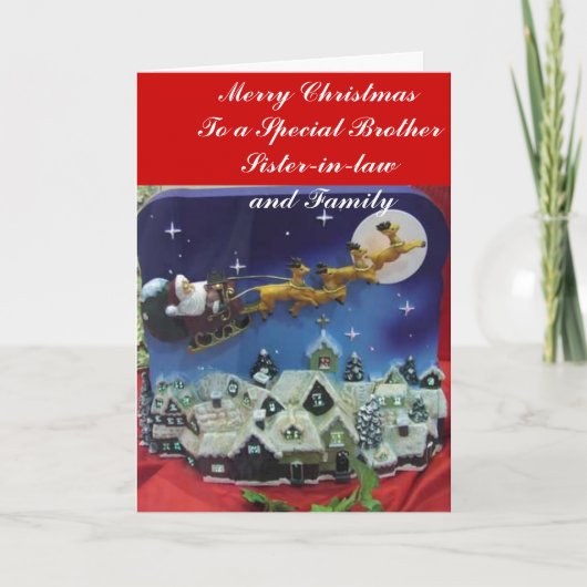 Weihnachtskarten Feiertagskarte (Vorderseite)