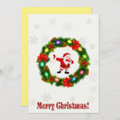 Weihnachtskarten Feiertagskarte (Vorne/Hinten)