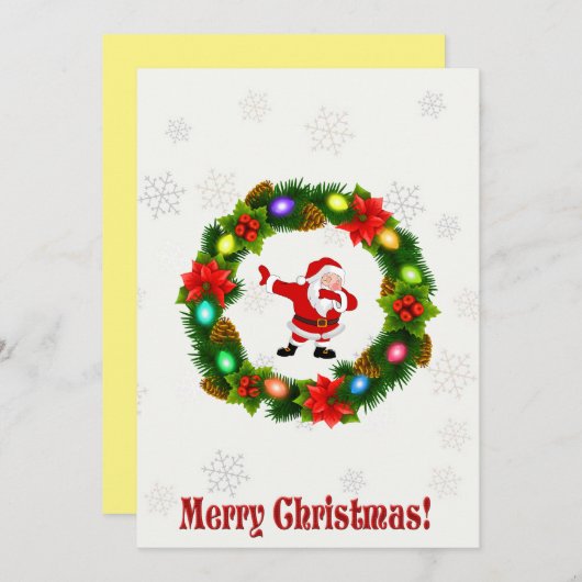 Weihnachtskarten Feiertagskarte (Vorne/Hinten)