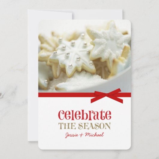 Weihnachtskarten Feiertagskarte (Vorderseite)