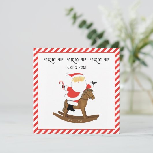 Weihnachtskarten Feiertagskarte (Stehend Vorderseite)