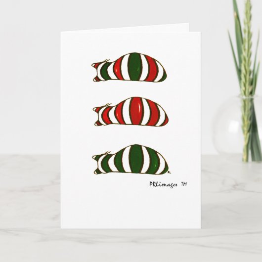 Weihnachtskarten Feiertagskarte (Vorderseite)