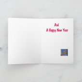 Weihnachtskarten Feiertagskarte (Innenseite)