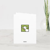 Weihnachtskarten Feiertagskarte (Rückseite)