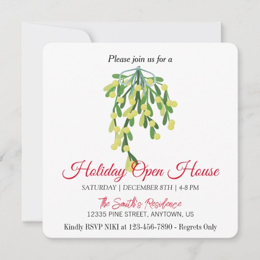 Weihnachtskarten Feiertagskarte (Vorderseite)