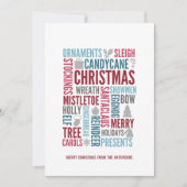 Weihnachtskarten Feiertagskarte (Vorderseite)