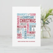 Weihnachtskarten Feiertagskarte (Stehend Vorderseite)