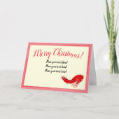 Weihnachtskarten Feiertagskarte (Vorderseite)