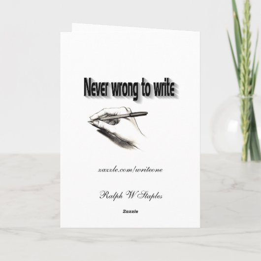 Weihnachtskarten Feiertagskarte (Rückseite)