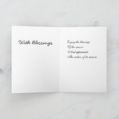 Weihnachtskarten Feiertagskarte (Innenseite)