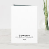 Weihnachtskarten Feiertagskarte (Rückseite)