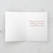Weihnachtskarten Feiertagskarte (Innenseite)