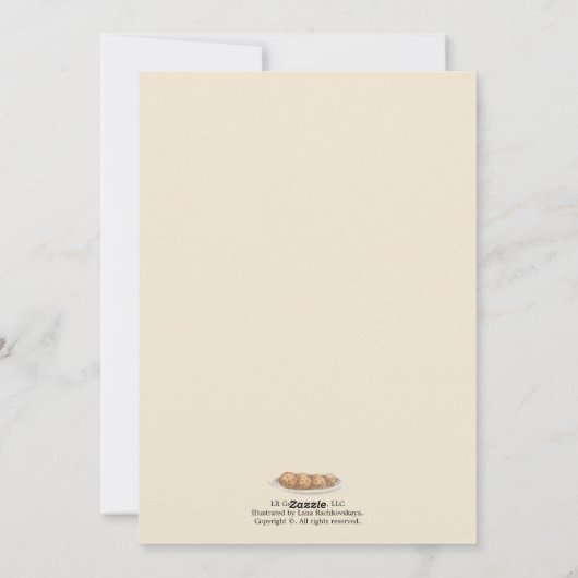 Weihnachtskarten Feiertagskarte (Rückseite)