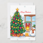 Weihnachtskarten Feiertagskarte (Vorderseite)