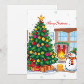 Weihnachtskarten Feiertagskarte (Vorne/Hinten)