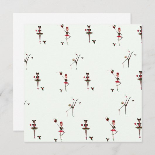 Weihnachtskarten Feiertagskarte (Vorne/Hinten)