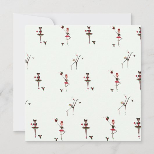 Weihnachtskarten Feiertagskarte (Vorderseite)